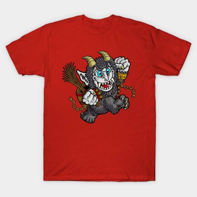 Mini Krampus Christmas Tee! T-Shirt by zcastedo